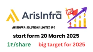 Arisinfra Solutions Limited IPO Price, Size, Open Date Arisinfra Solutions Limited IPO Pric